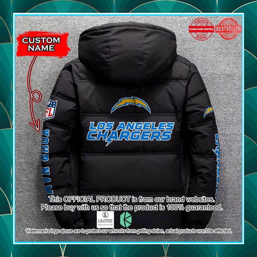 personalized nfl los angeles chargers down jacket 2 738