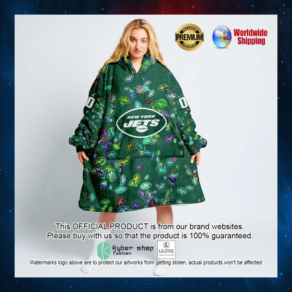 personalized nfl new york jets hoodie blanket 1 801