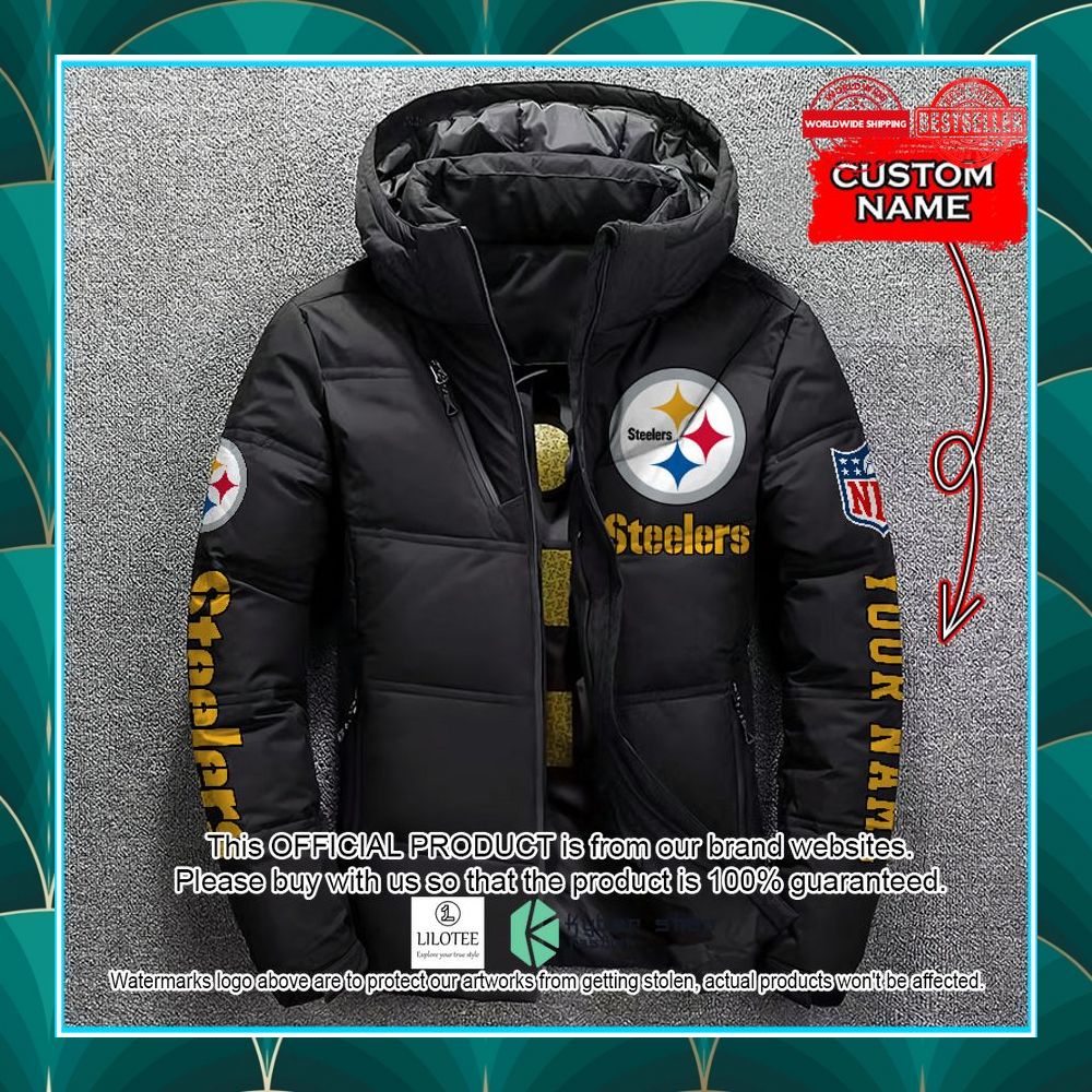 personalized nfl pittsburgh steelers down jacket 1 557