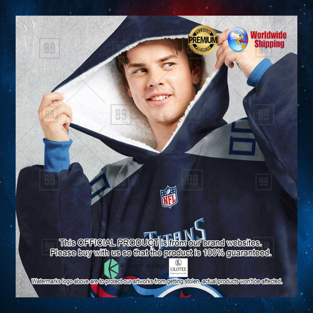 personalized nfl tennessee titans team hoodie blanket 2 111