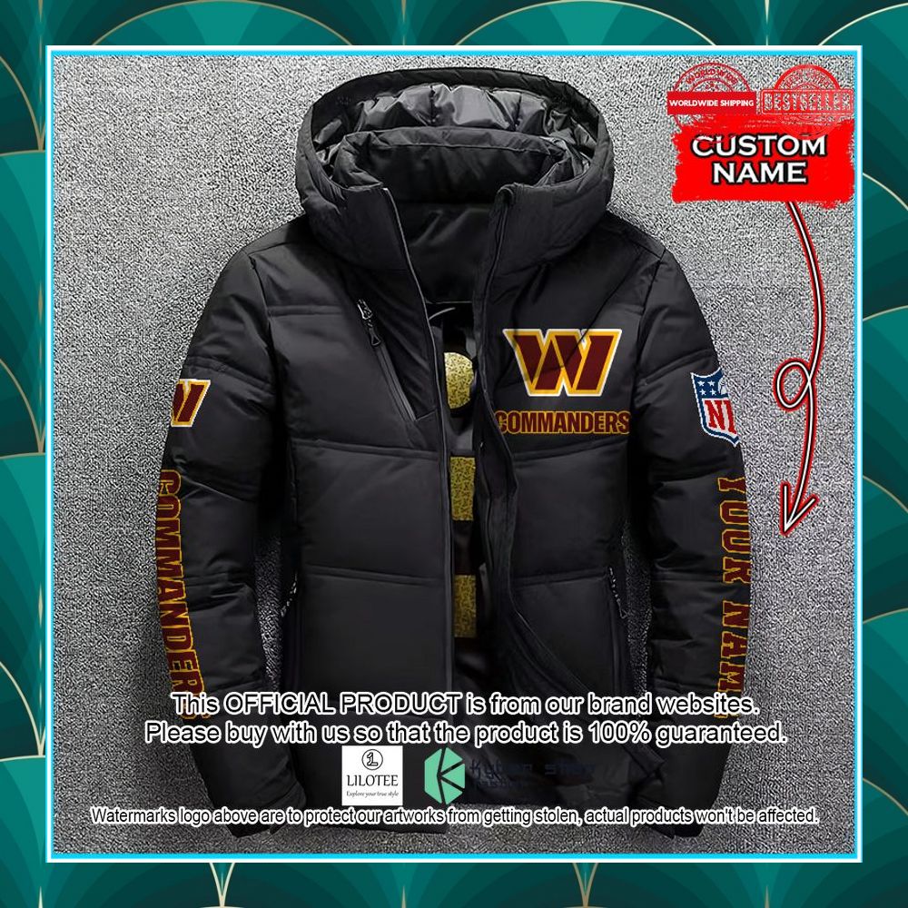 personalized nfl washington commanders down jacket 1 155