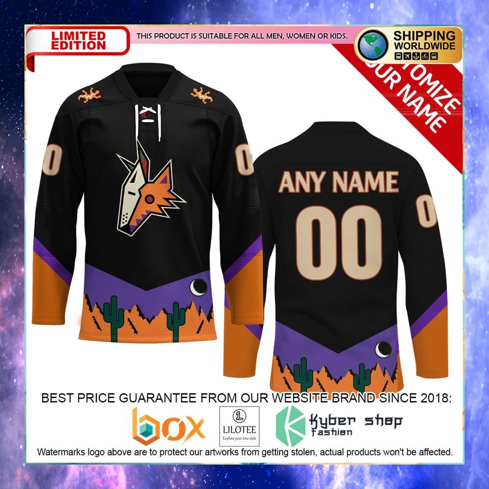 personalized nhl arizona coyotes reverse retro hockey jersey 1 297