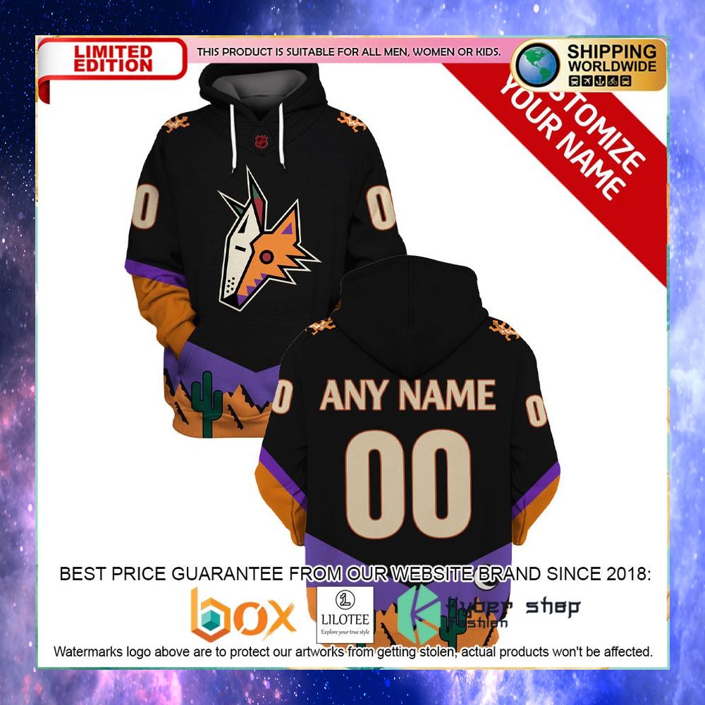 personalized nhl arizona coyotes reverse retro hoodie shirt 1 765