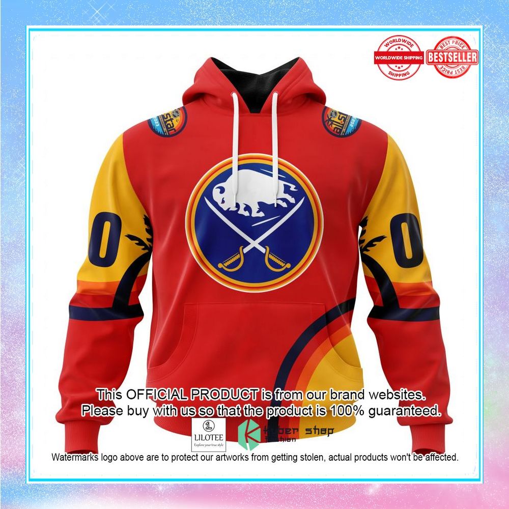 personalized nhl buffalo sabres special all star game design with florida sunset shirt hoodie 1 531