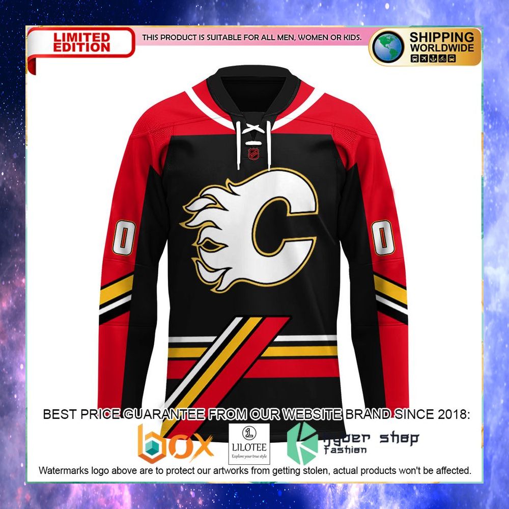 personalized nhl calgary flames reverse retro hockey jersey 2 379