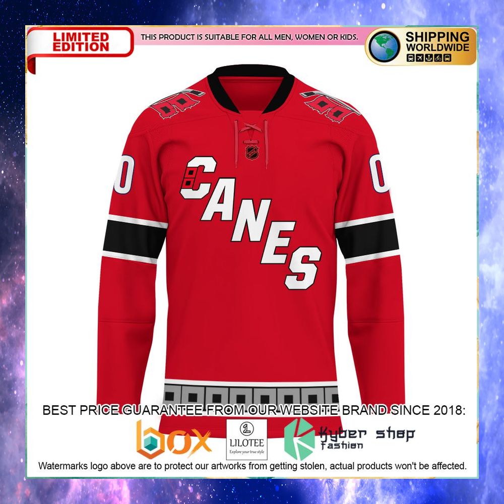 personalized nhl carolina hurricanes reverse retro hockey jersey 2 374