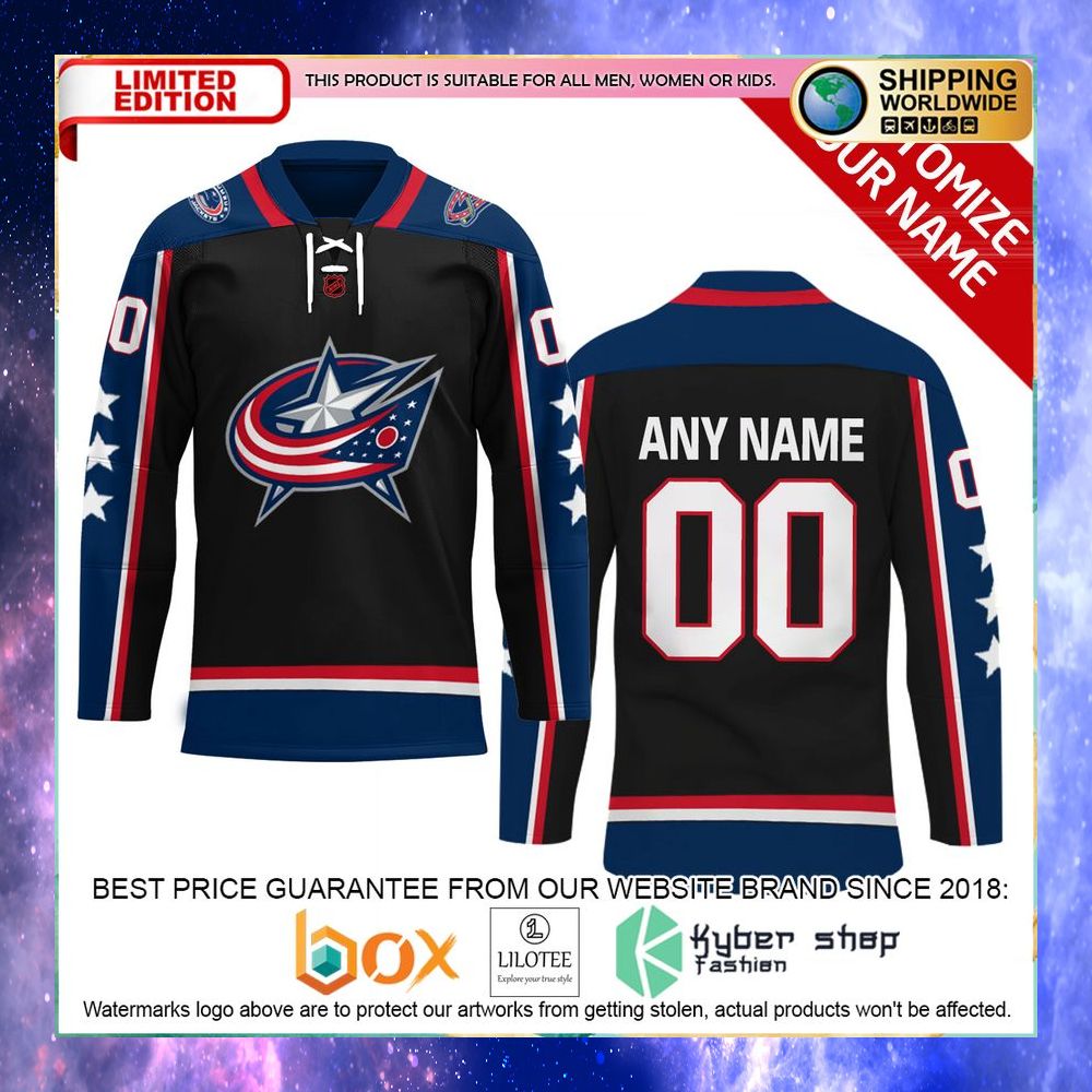 personalized nhl columbus blue jackets reverse retro hockey jersey 1 512
