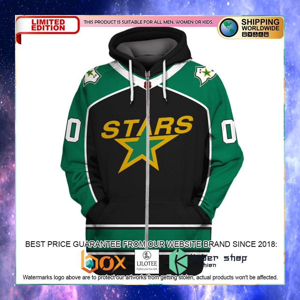 personalized nhl dallas stars reverse retro hoodie shirt 2 990