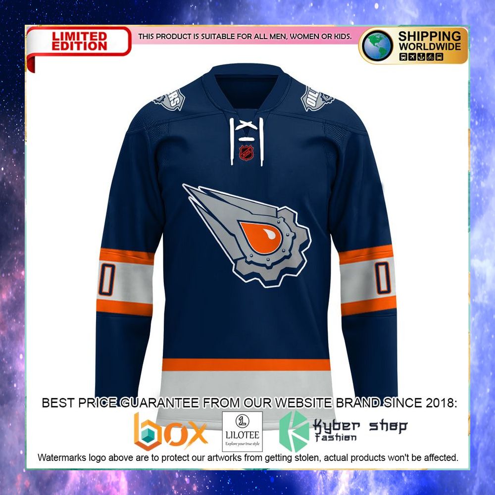 personalized nhl edmonton oilers reverse retro hockey jersey 2 792