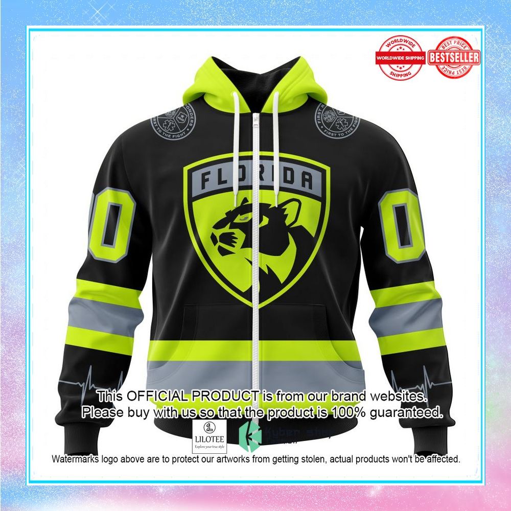 personalized nhl florida panthers firefighter uniforms shirt hoodie 2 368
