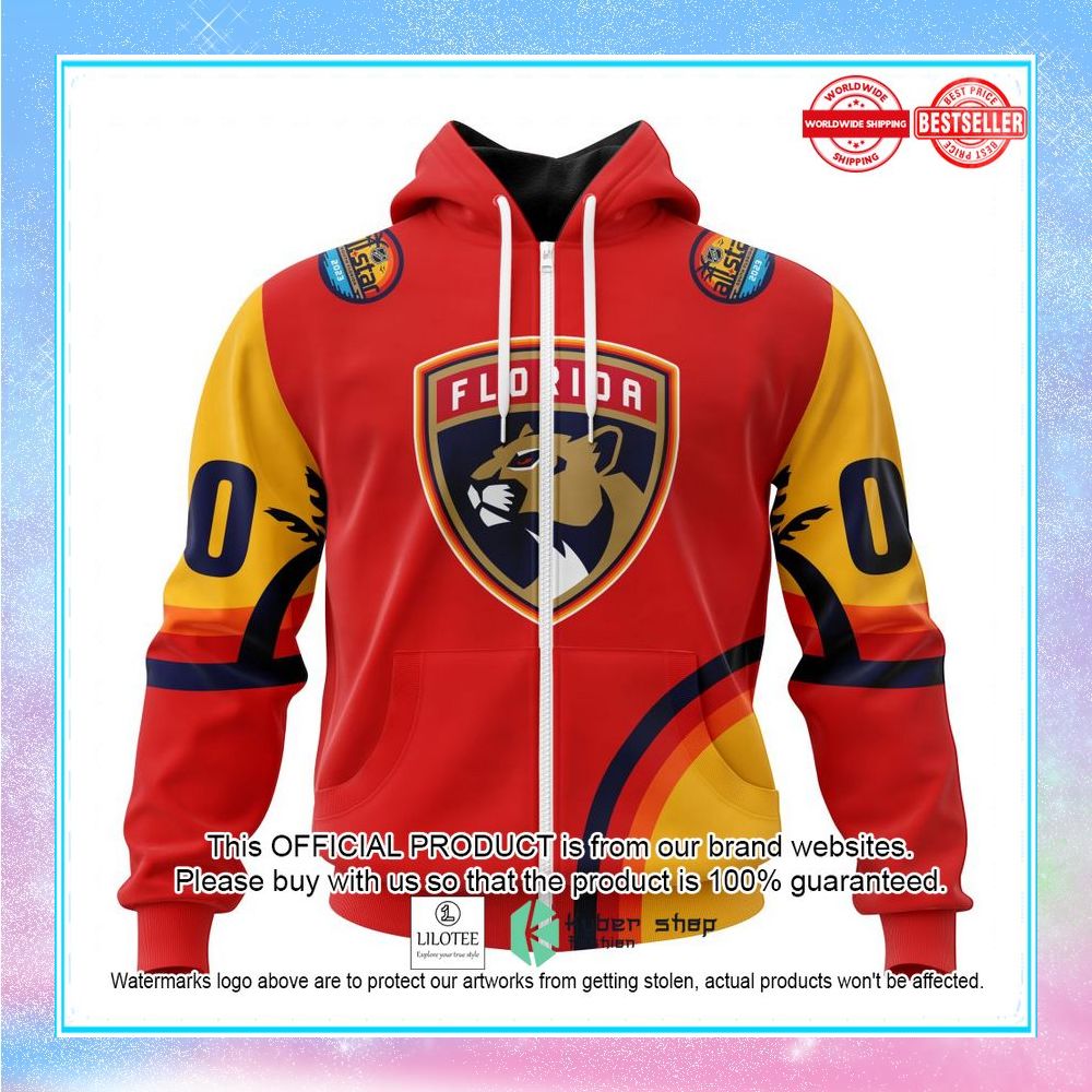 personalized nhl florida panthers special all star game design with florida sunset shirt hoodie 2 527