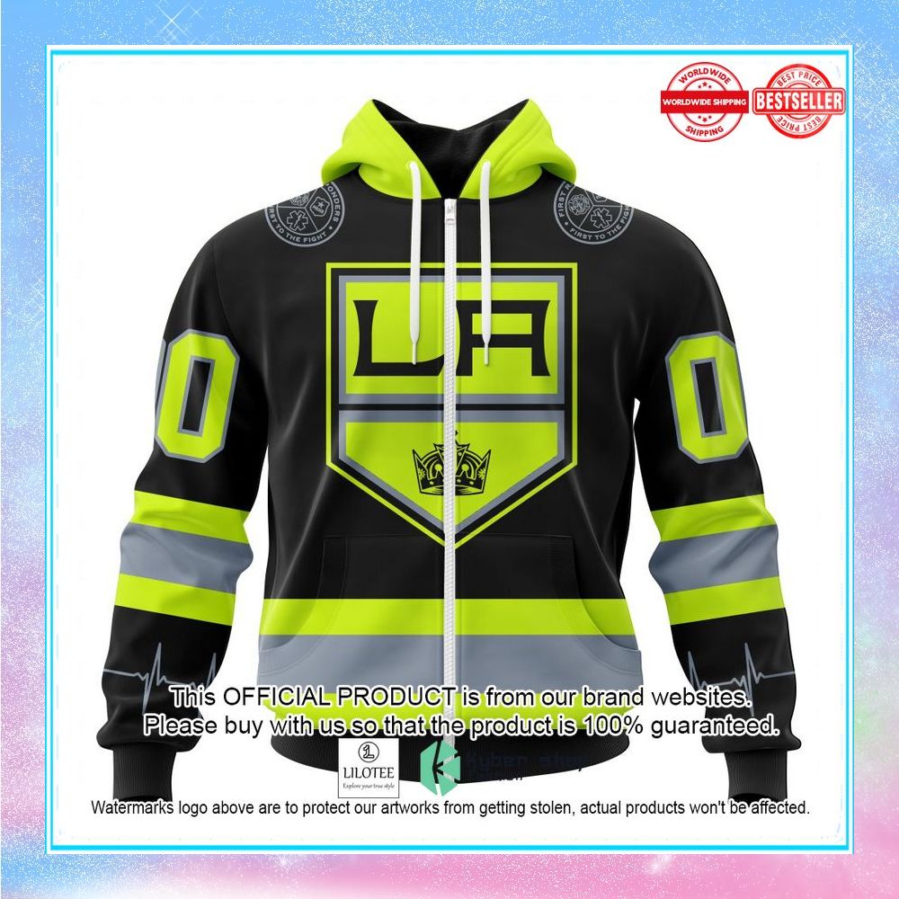 personalized nhl los angeles kings firefighter uniforms shirt hoodie 2 932