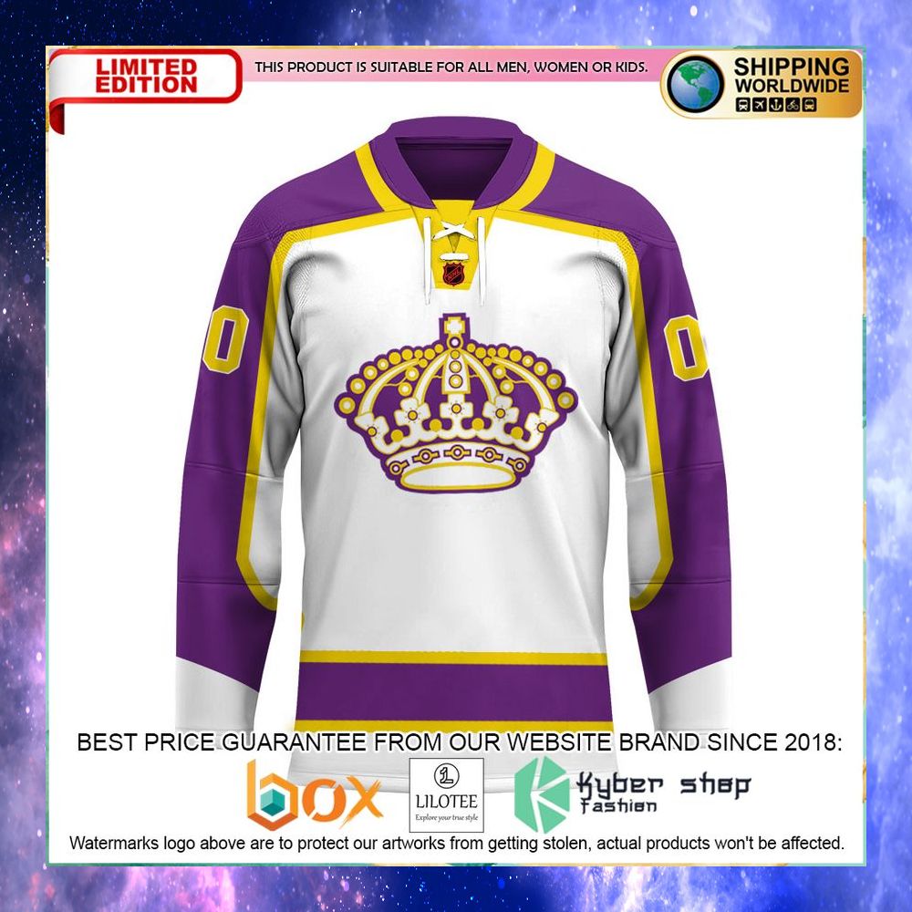 personalized nhl los angeles kings reverse retro hockey jersey 2 130