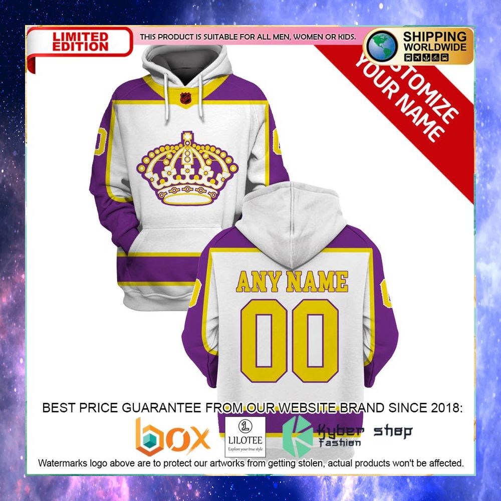 personalized nhl los angeles kings reverse retro hoodie shirt 1 256