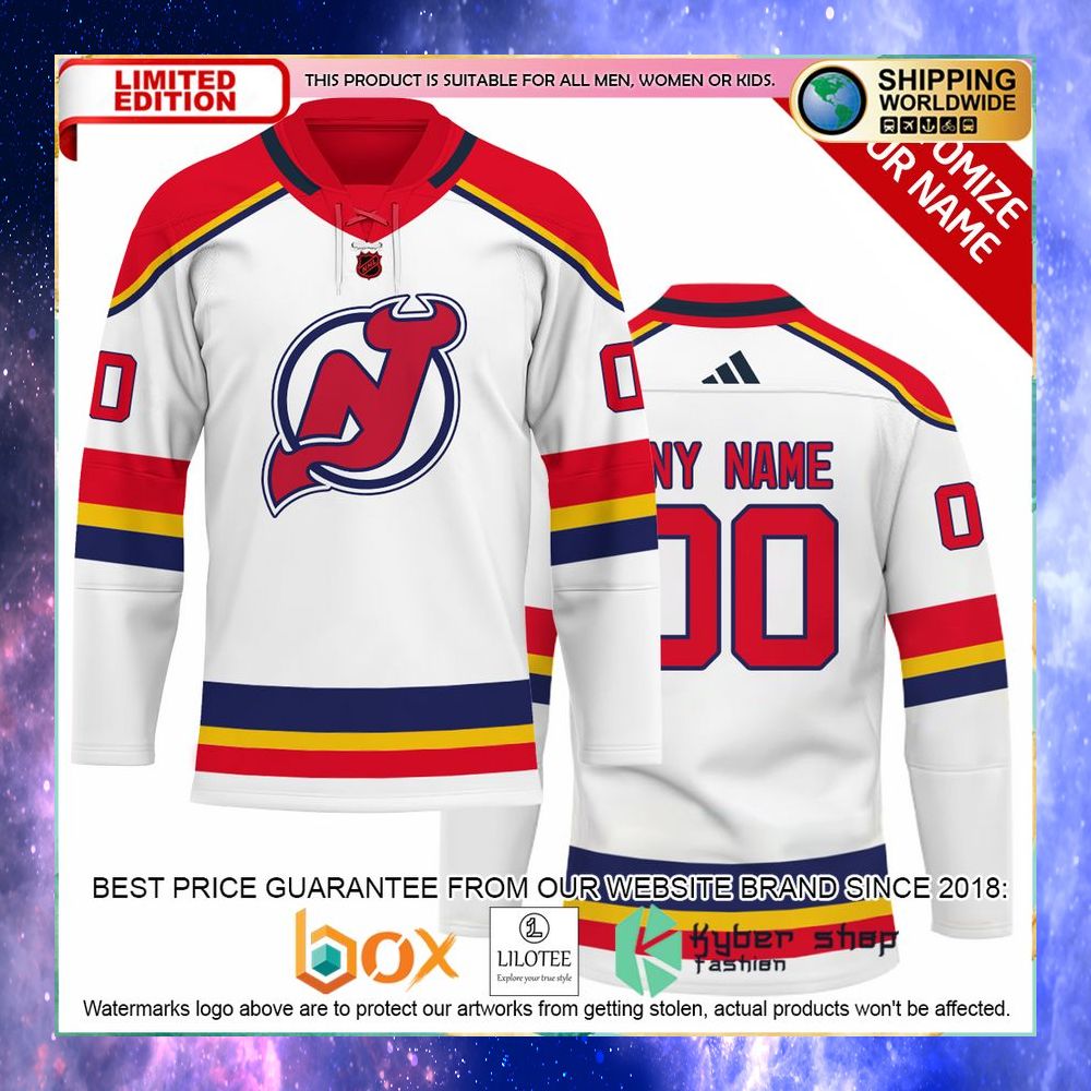 personalized nhl new jersey devils reverse retro hockey jersey 1 219