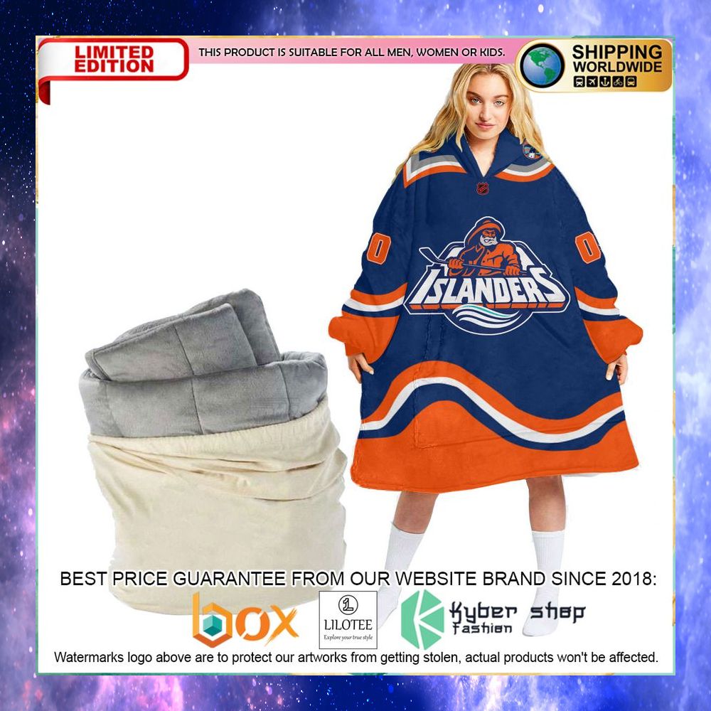 Personalized NHL New York Islanders Reverse Retro Oodie Blanket Hoodie - LIMITED EDITION 3 personalized nhl new york islanders reverse retro oodie blanket hoodie 3 649