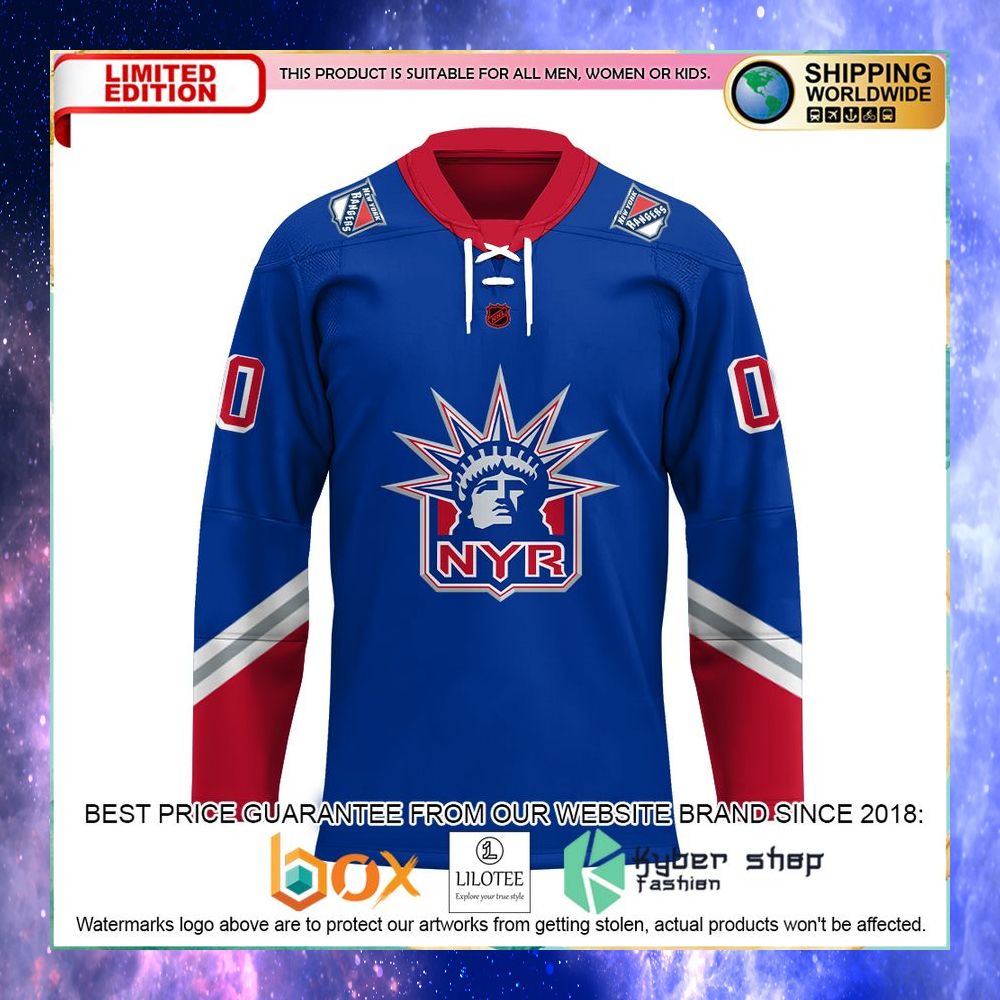 personalized nhl new york rangers reverse retro hockey jersey 2 419