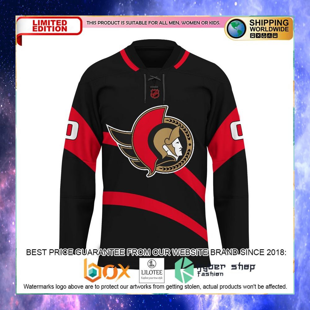 personalized nhl ottawa senators reverse retro hockey jersey 2 402