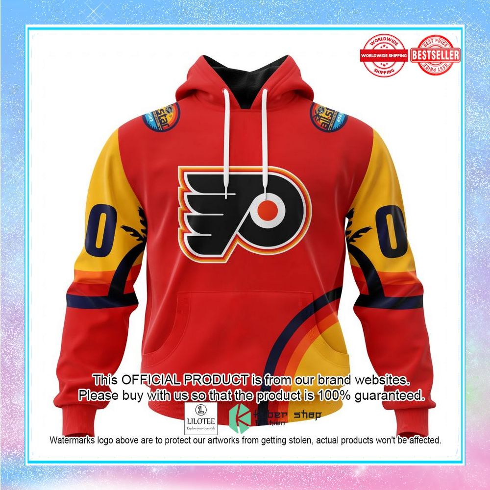 personalized nhl philadelphia flyers special all star game design with florida sunset shirt hoodie 1 453