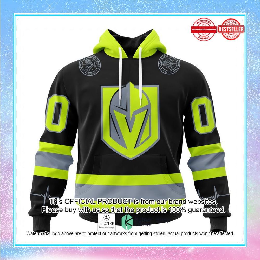 personalized nhl vegas golden knights firefighter uniforms shirt hoodie 1 766