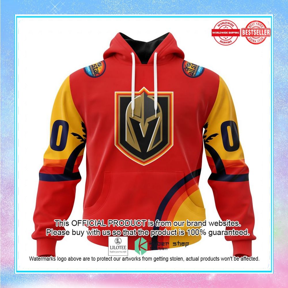 personalized nhl vegas golden knights special all star game design with florida sunset shirt hoodie 1 933