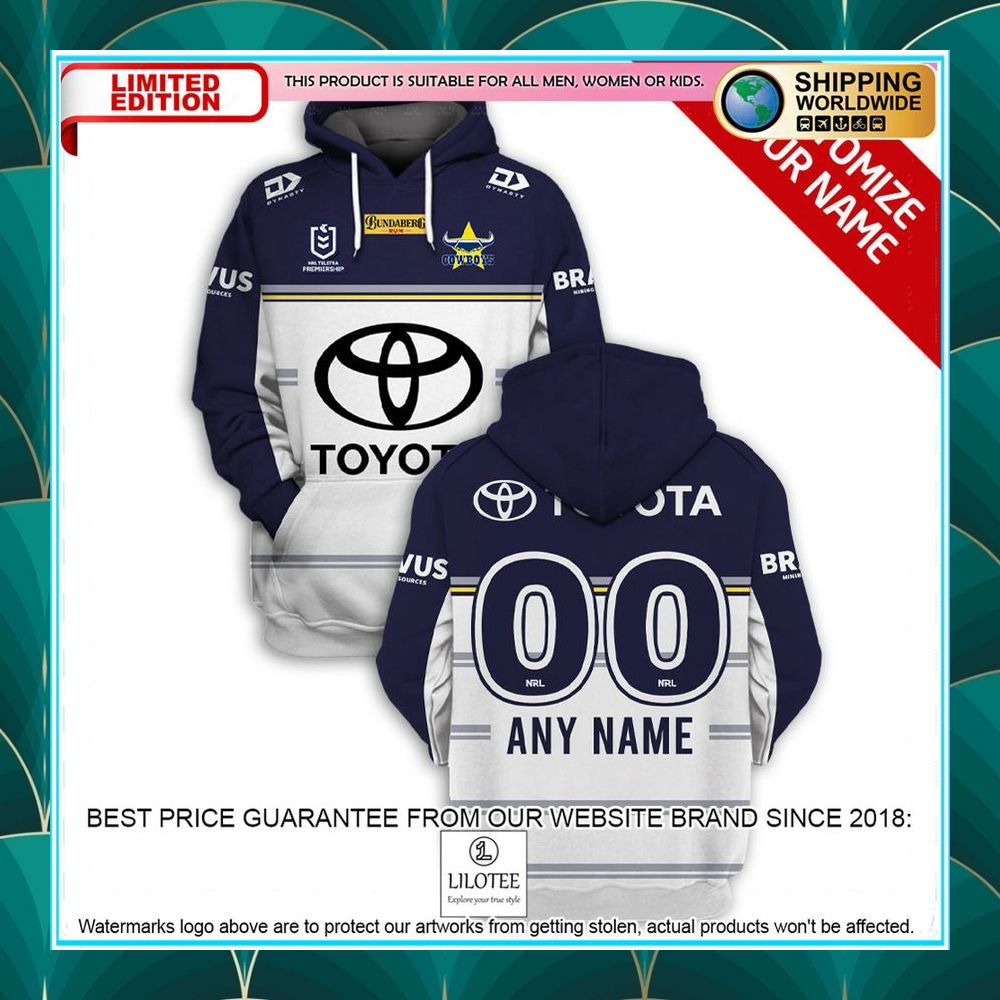 personalized north queensland cowboys toyota shirt hoodie 1 616