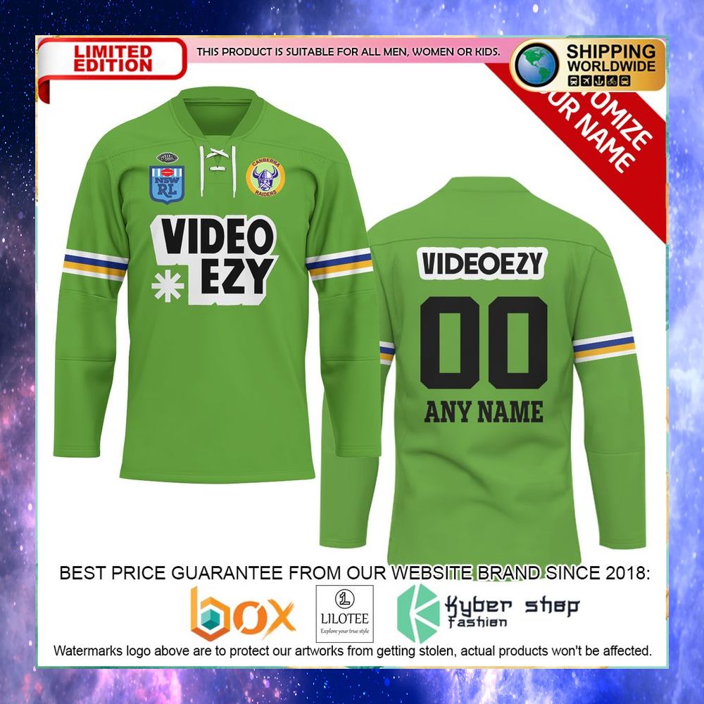 personalized nrl canberra raiders hockey jersey 1 390
