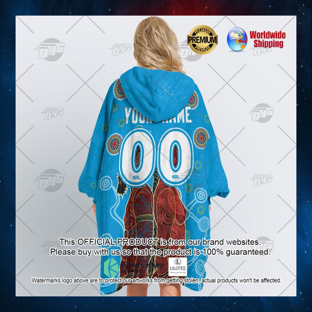 personalized nrl gold coast titans indigenous naidoc hoodie blanket 4 15