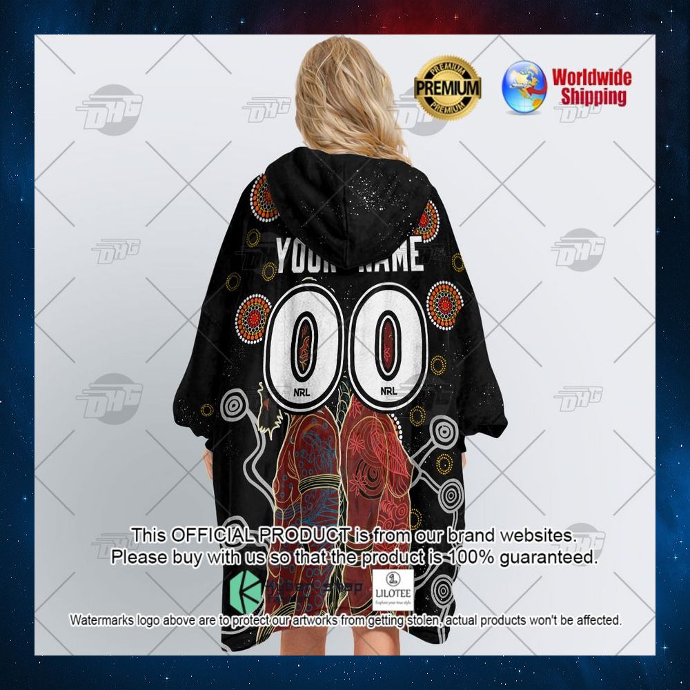 personalized nrl penrith panthers indigenous naidoc hoodie blanket 4 767