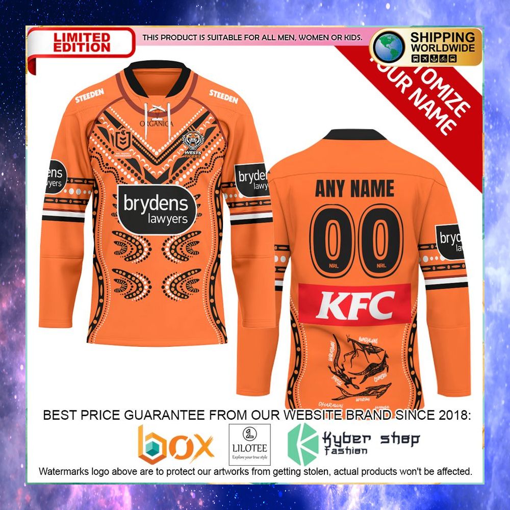 personalized nrl wests tigers hockey jersey 1 121
