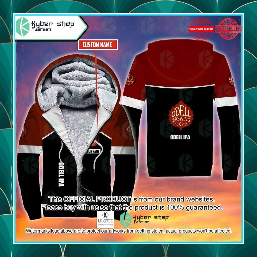 personalized odell ipa fleece hoodie 1 905