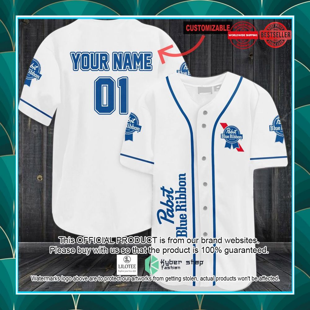 personalized pabst blue ribbon baseball jersey 1 557