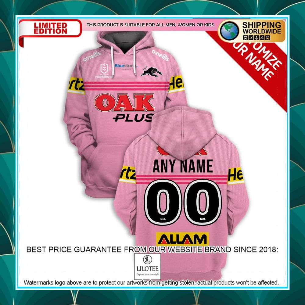 personalized penrith panthers pink shirt hoodie 2 869