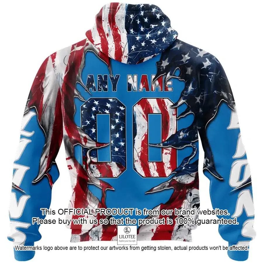 personalized philadelphia eagles demon face american flag shirt hoodie 2 628