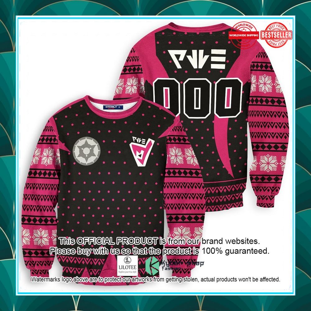 personalized pokemon dark uniform christmas sweater 1 806