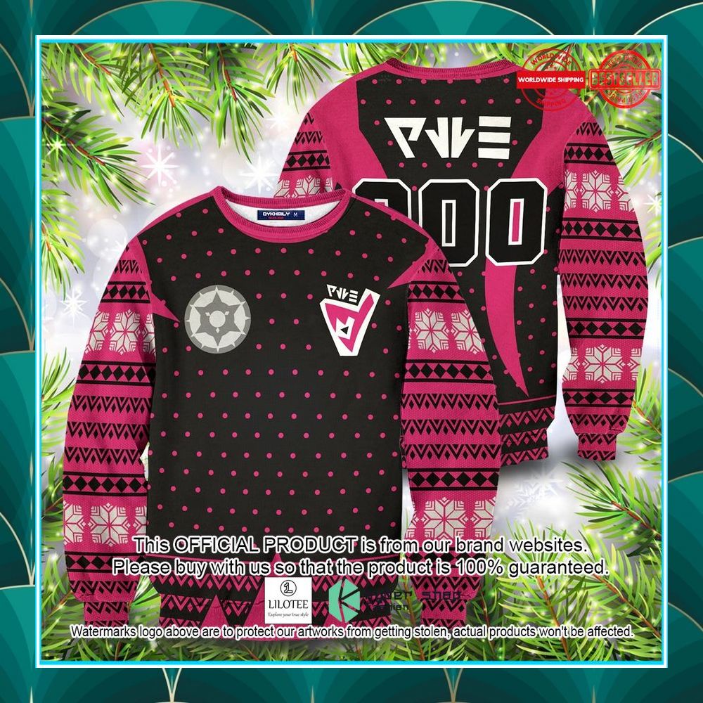 personalized pokemon dark uniform christmas sweater 2 886