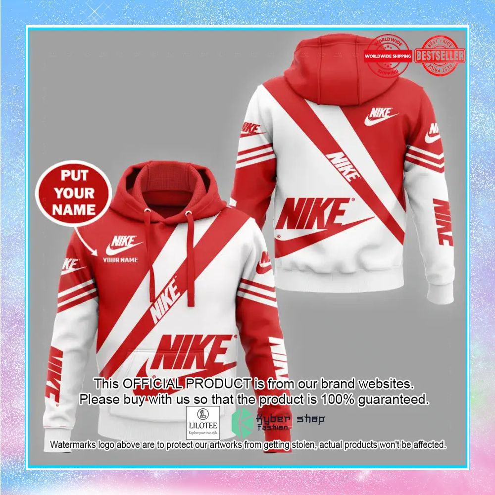 personalized red nike hoodie pants 2 407