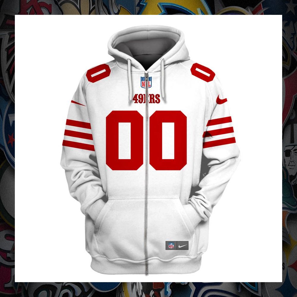 personalized san francisco 49ers white hoodie shirt 1 342