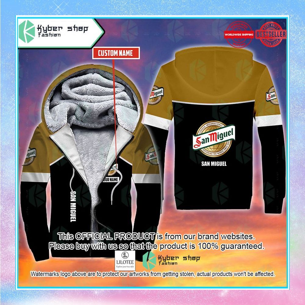 personalized san miguel fleece hoodie 1 438