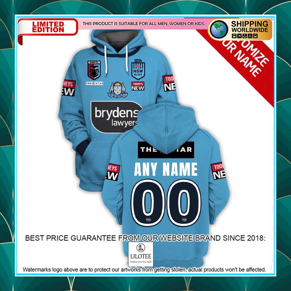 personalized state of origin new south wales blues shirt hoodie 1 463