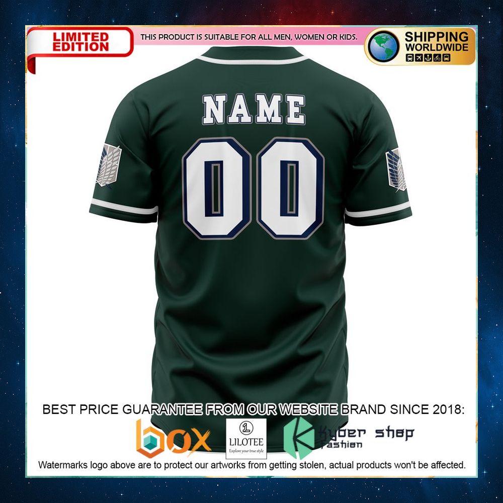 Personalized Survey Corps Ackerman Attack on Titan Baseball Jersey - LIMITED EDITION 3 personalized survey corps ackerman attack on titan baseball jersey 3 165