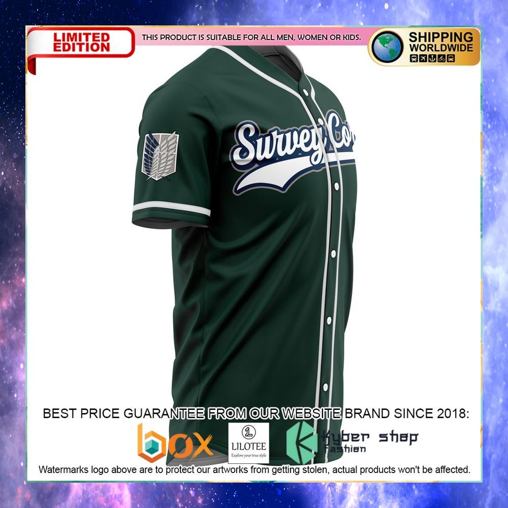 Personalized Survey Corps Ackerman Attack on Titan Baseball Jersey - LIMITED EDITION 8 personalized survey corps ackerman attack on titan baseball jersey 4 117