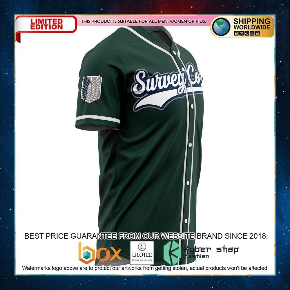 Personalized Survey Corps Ackerman Attack on Titan Baseball Jersey - LIMITED EDITION 4 personalized survey corps ackerman attack on titan baseball jersey 4 664