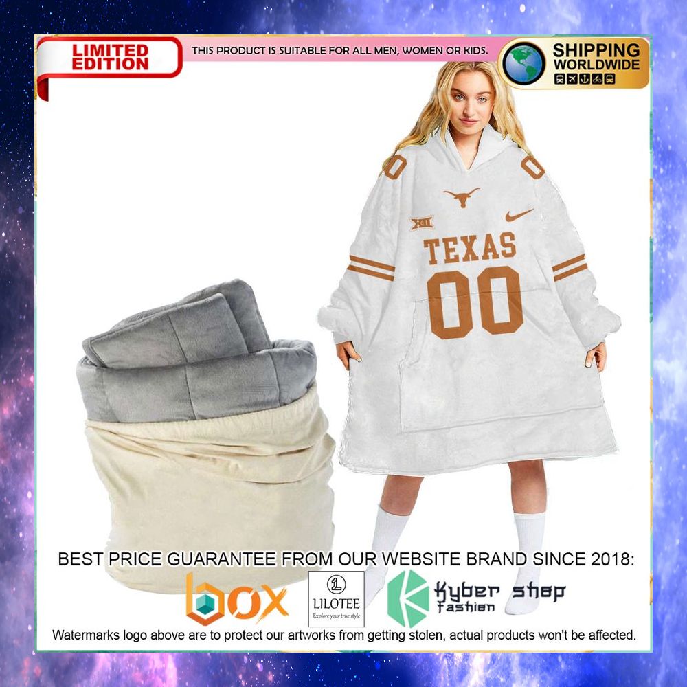 personalized texas longhorns team oodie blanket hoodie 1 836