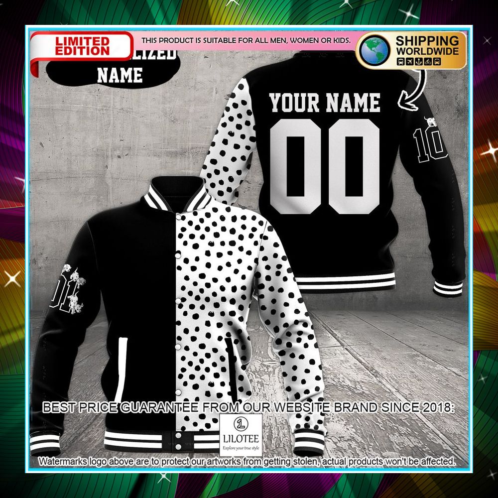 personalized the dalmatians baseball jacket 1 518