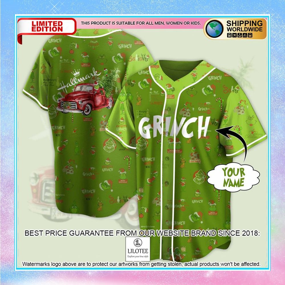 personalized the grinch hallmark baseball jersey 2 649