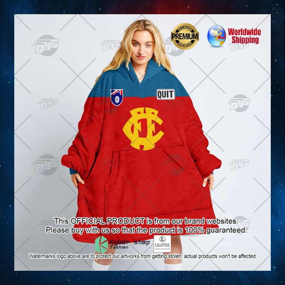 personalized throwback 1991 fitzroy lions vintage quit hoodie blanket 3 985