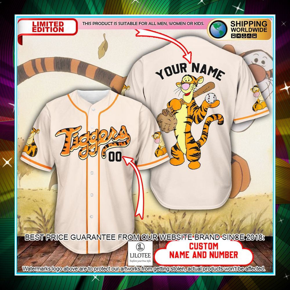 personalized tigger baseball jersey 1 145