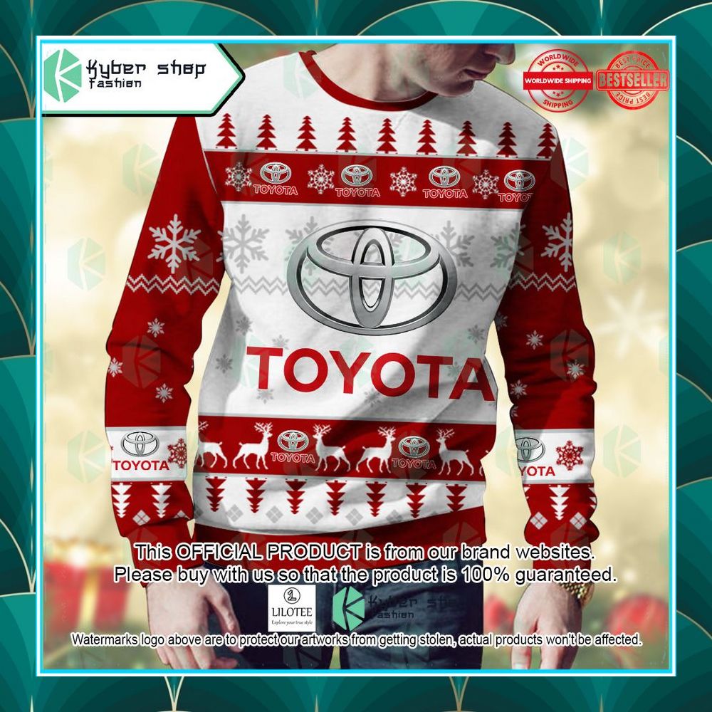personalized toyota ugly christmas sweater 2 738