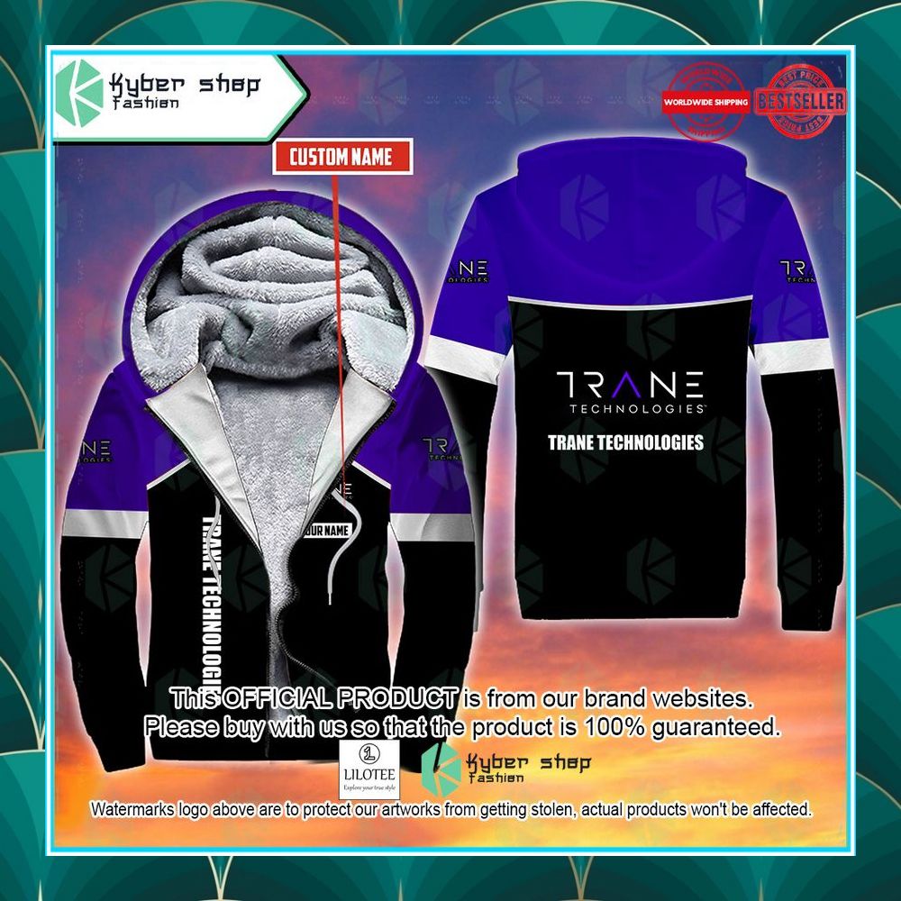 personalized trane technologies fleece hoodie 1 368